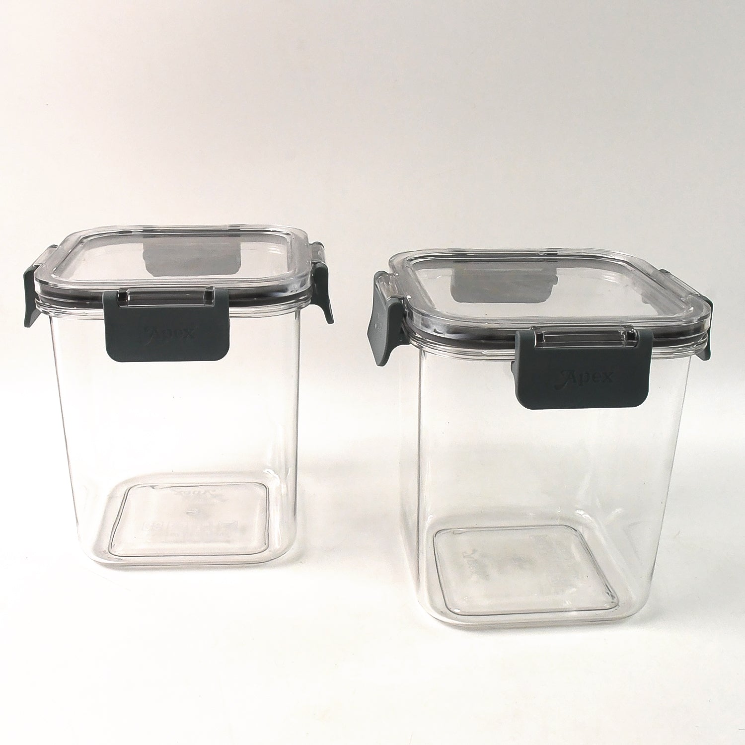Apex Press N Lock Airtight Food Storage Container Set (2pc900ml) Approx Apex Press N Lock Airtight Food Storage Container Set (2pc900ml) Approx